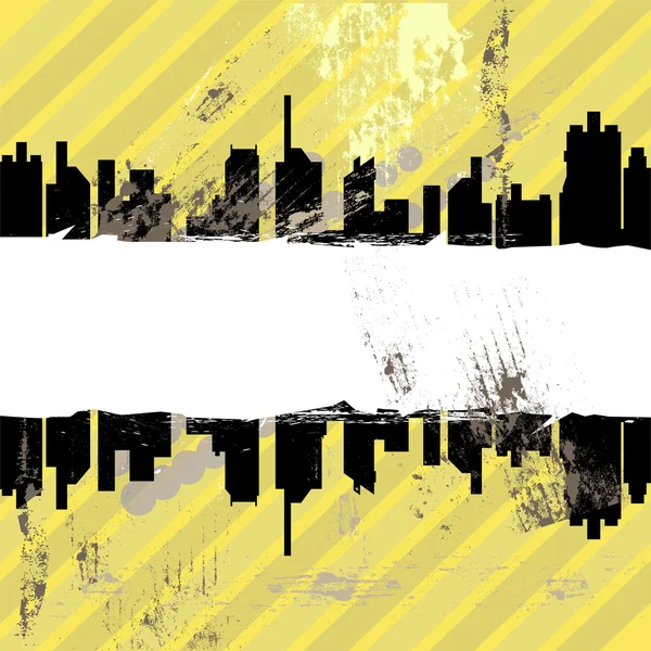 城市 grunge 设计 — 图库矢量图片