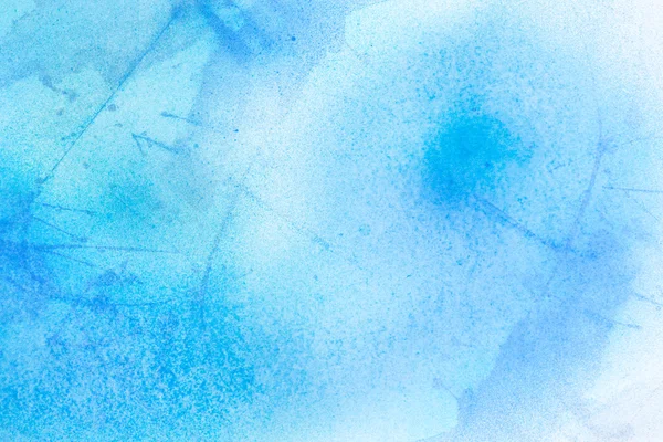 Blauwe spray op papier — Stockfoto