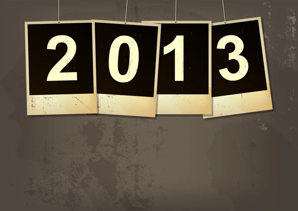 Neujahr 2013 Grunge Hintergrund — Stockvektor