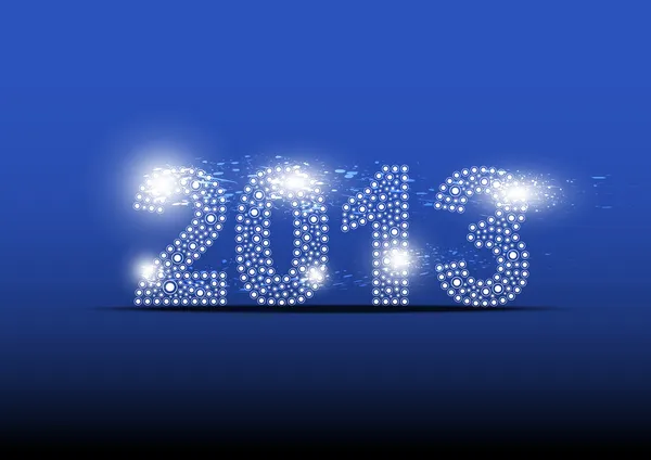 2013 neue Jahr Banner Design — Stockvektor