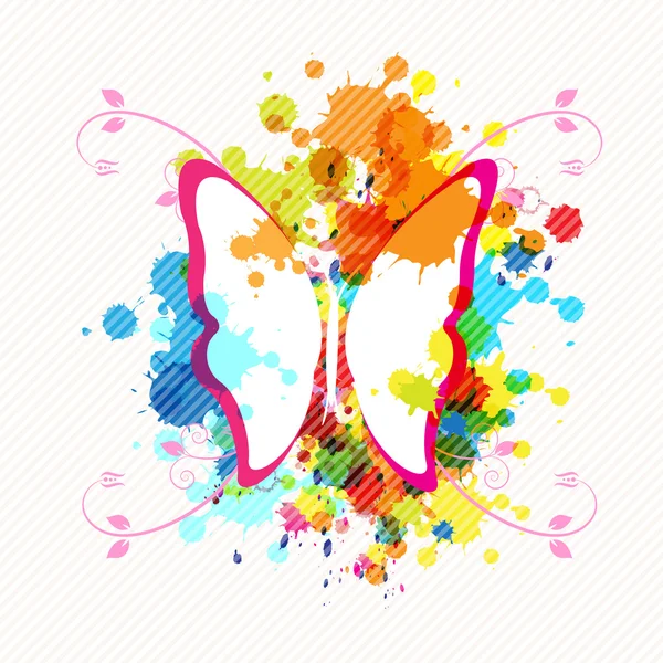 Art butterfly design — Stock Vector