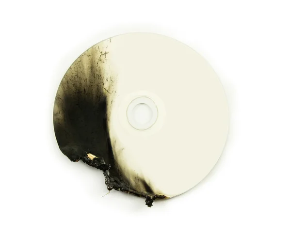 Uszkodzenia dysku DVD — Zdjęcie stockowe