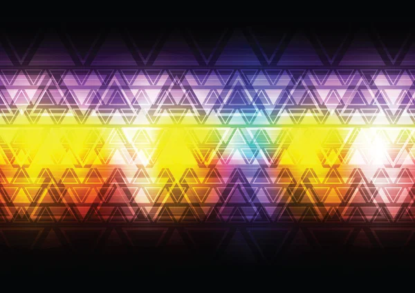 Färgglad abstrakt triangel bakgrund — Stock vektor