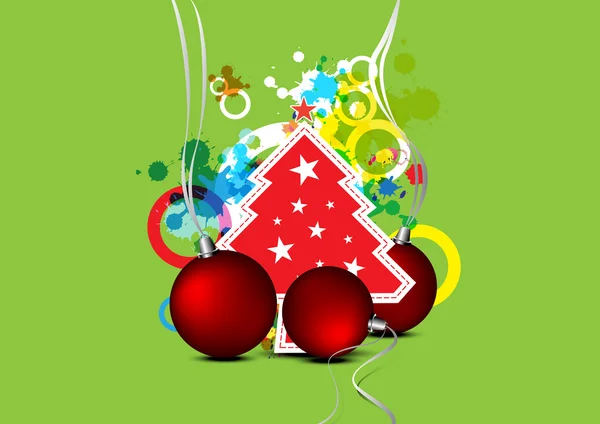 Noël célébration fond design — Image vectorielle