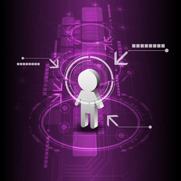 insan dijital gelecekte teknolojik altyapı