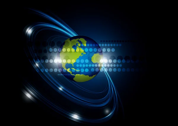 Global network technology background — Stock Photo, Image