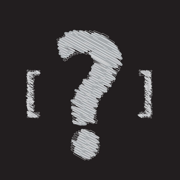 дизайн знака вопроса
