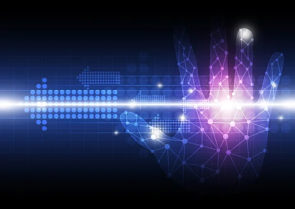 Dijital arka plan ağ yardım