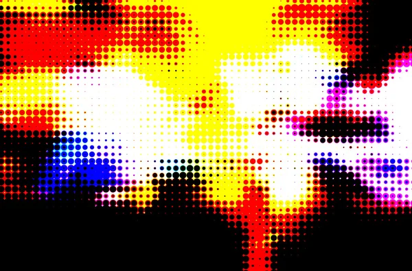 Color halftone design background — Stock Photo, Image