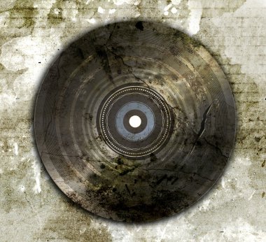 harap ve eski vinil kaydı