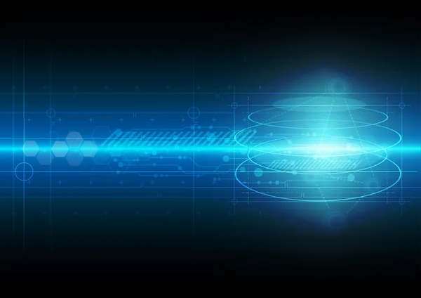 Fondo de tecnología científica — Archivo Imágenes Vectoriales