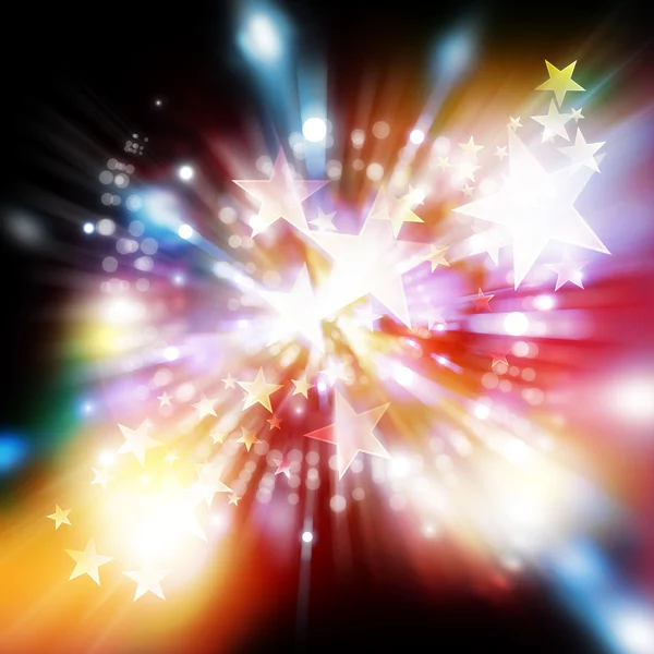 Motion star and glitter background — Stock Photo, Image