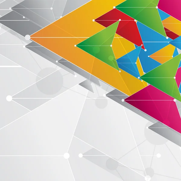 Motif de flèche multicolore — Image vectorielle