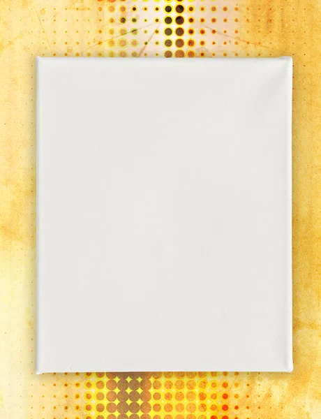 Blank canvas on art background — Stock Photo, Image