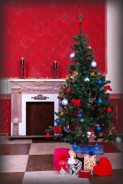 Sensasional vintage Christmas interior — Stock Photo, Image