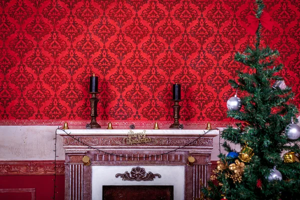 Sensasional vintage interior de Navidad — Foto de Stock