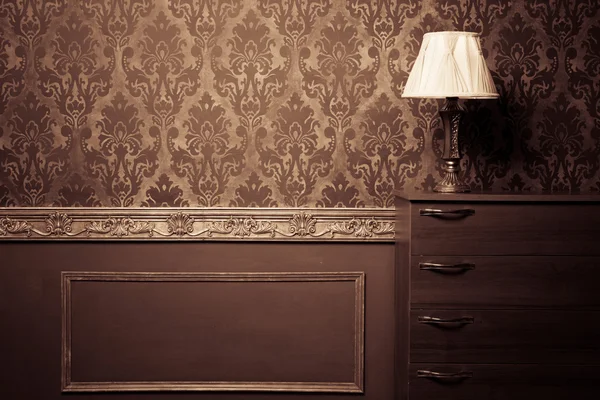 Vintage room interior toned image — Stock Photo, Image