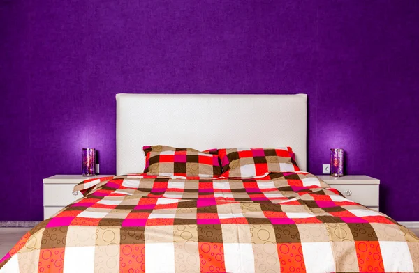 Camera da letto moderna interior design — Foto Stock