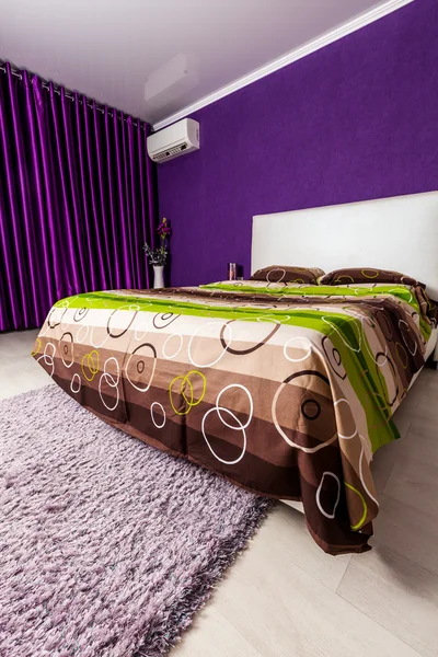 Camera da letto moderna interior design — Foto Stock