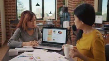 Bir grup insan, sunum yaratmak için strateji fikirleri üretiyor.