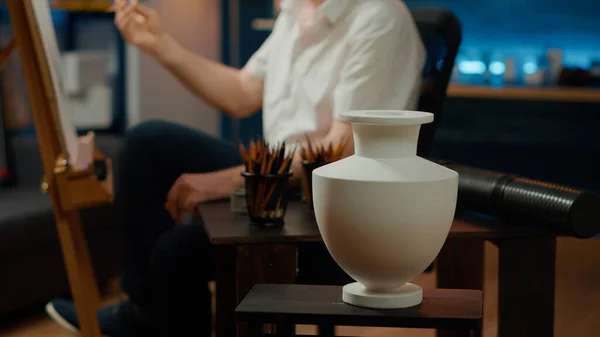 Authentic Vase Design Used Inspiration Draw Professional Sketch Creating Masterpiece — 스톡 사진