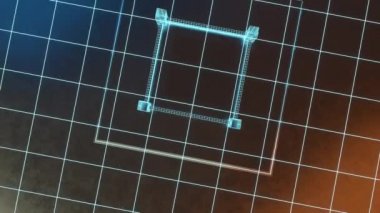 NFT maymun şifreleme sanatı dijital arka planda, modern ağ engelleme zinciri gelecek yatırımı karşılanamaz jeton. Neon moda fütüristik şifreleme 3D canlandırma. Güvenlik interneti