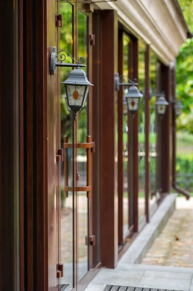 all weather street lamps, wall lights with colored glass