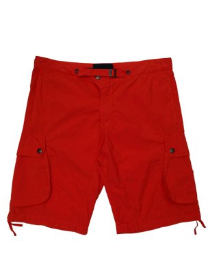 Cloth clothes, summer light shorts, object isolated on white background