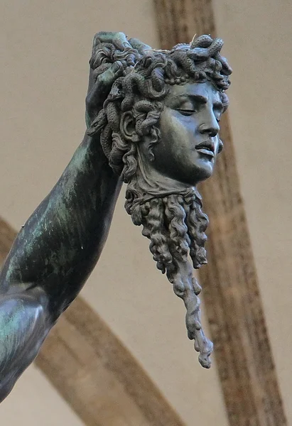 Głowa Meduzy. Florence, Włochy — Zdjęcie stockowe