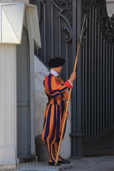 Guardia Svizzera Pontificia. Vaticano . — Foto Stock