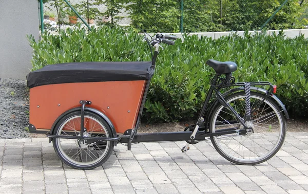 Typical modern carrier bicycle — Stock Photo, Image