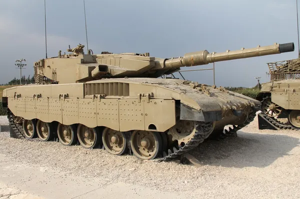 Израильский танк Merkava Mk III — стоковое фото