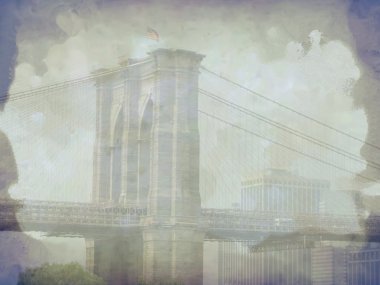 brooklyn Köprüsü'nün görünümü