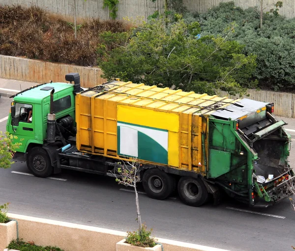 Çöp kamyonu — Stok fotoğraf