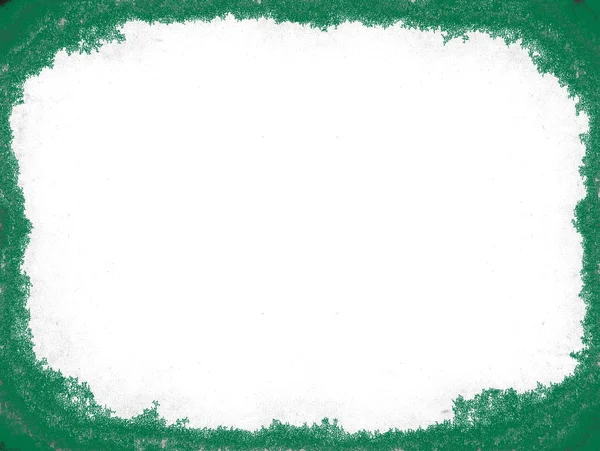 緑のグランジ フレーム — ストック写真
