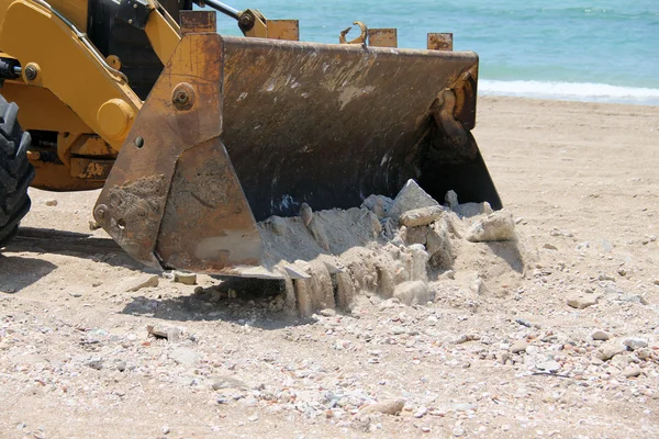 Yellow bulldozer — Stock Photo, Image