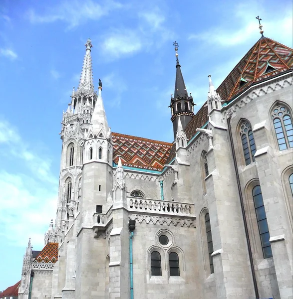 Matthiaskerk in buda castle — Stockfoto