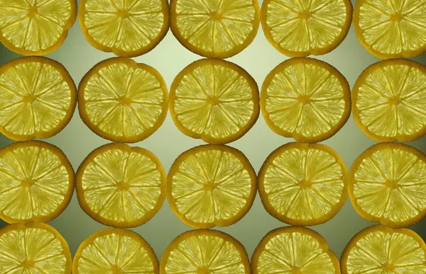 Лимона скибочками фону — стокове фото