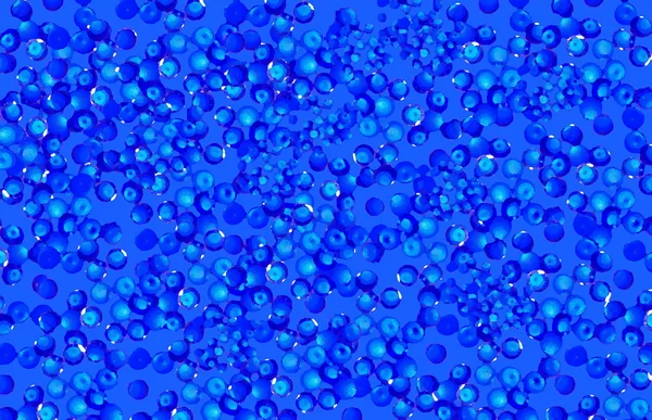 Abstract blue small balls pattern background — Stock Photo, Image