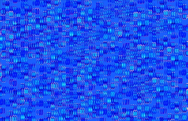 Streszczenie niebieski małe kulki rozmycie w tle — Zdjęcie stockowe