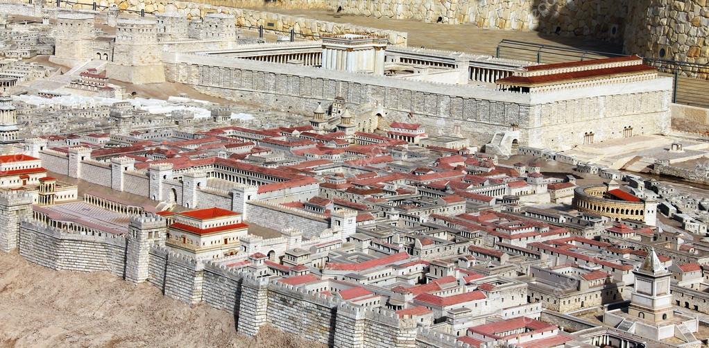 the palace of the high priest caiaphas and herod stock photo