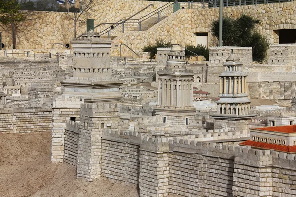 Torres de Herodes (Fasael, Gippikus e Mariamne). Jerusalém Antiga — Fotografia de Stock