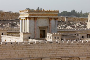 Second Temple. Ancient Jerusalem. clipart