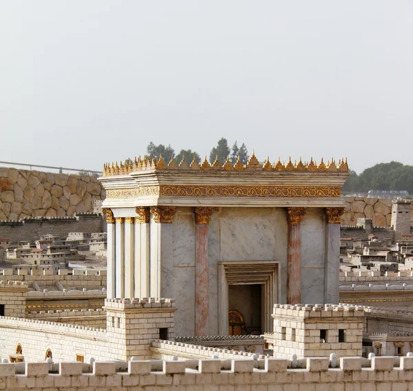 Segundo Templo. Antigua Jerusalén . — Foto de Stock