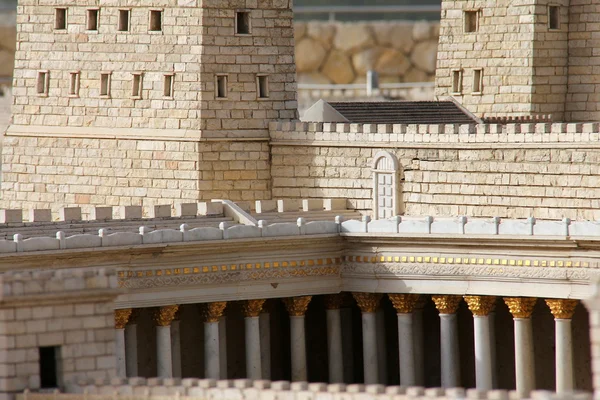 Zweiter Tempel und Anthonysburg im antiken Jerusalem — Stockfoto