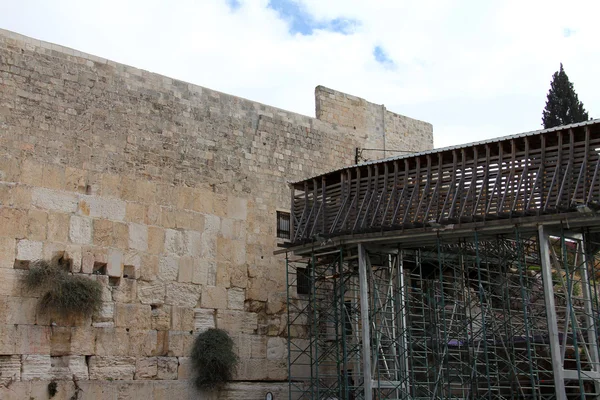 The wailing wall of Jerusalem city — Stock Photo, Image