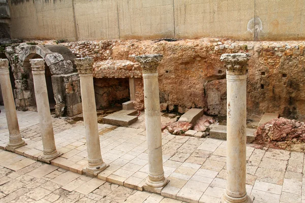 Ancient Roman Cardo rua . — Fotografia de Stock