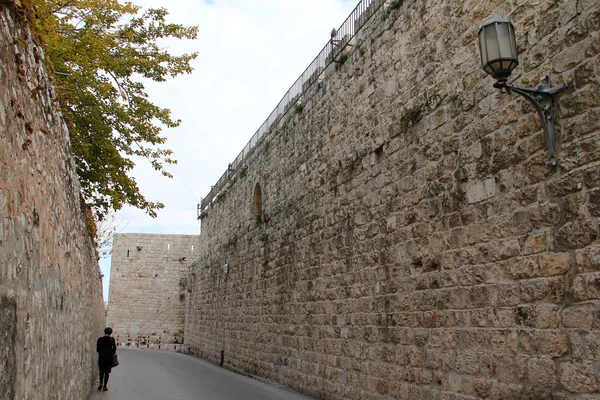 Jerusalems gamla stadsmur — Stockfoto