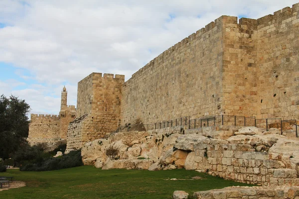 Muro de Jerusalén Ciudad Vieja — Foto de Stock