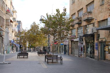huzur içinde uyuyor Şabat şehir sabahın erken saatlerinde